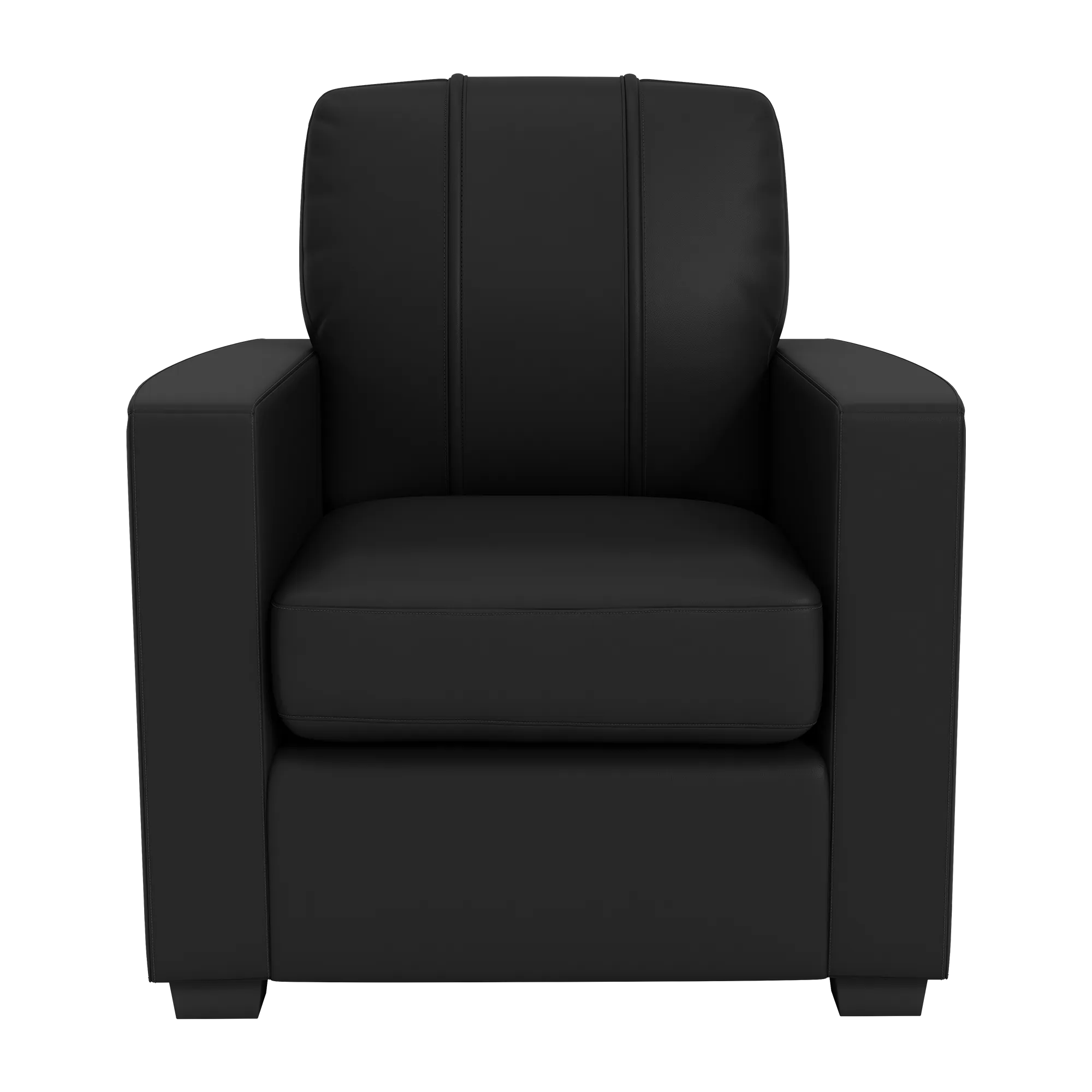 Silver Club Chair with Georgia Tech Yellow Jackets Buzz Logo