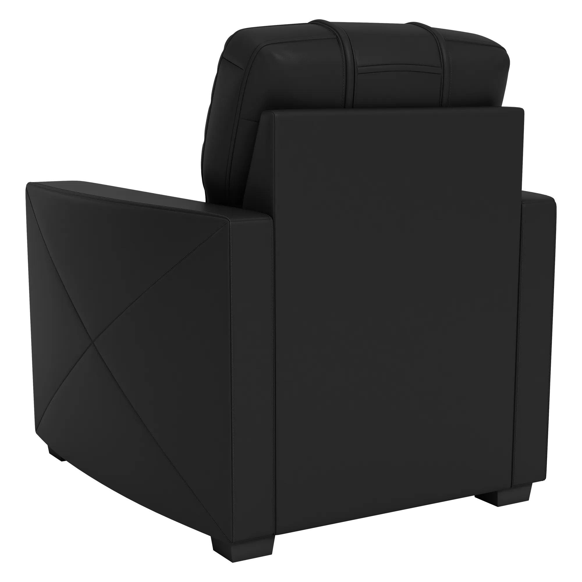 Silver Club Chair with Georgia Tech Yellow Jackets Buzz Logo