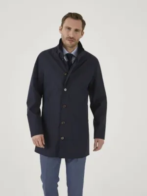 SKOPES NAVY LIGHTWEIGHT RAINCOAT