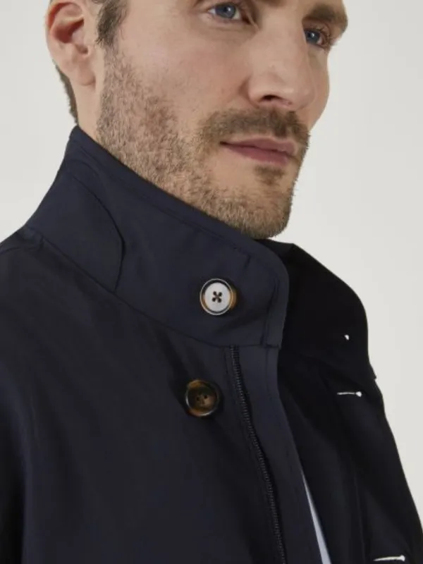 SKOPES NAVY LIGHTWEIGHT RAINCOAT