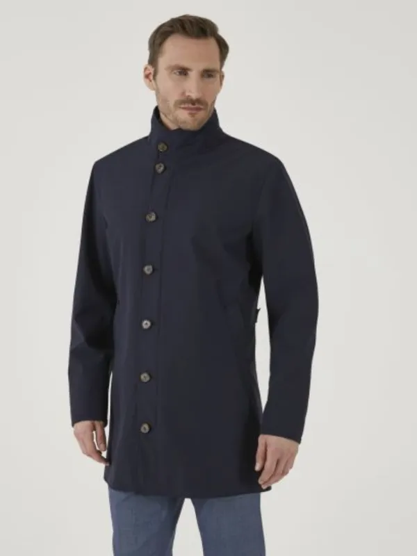 SKOPES NAVY LIGHTWEIGHT RAINCOAT