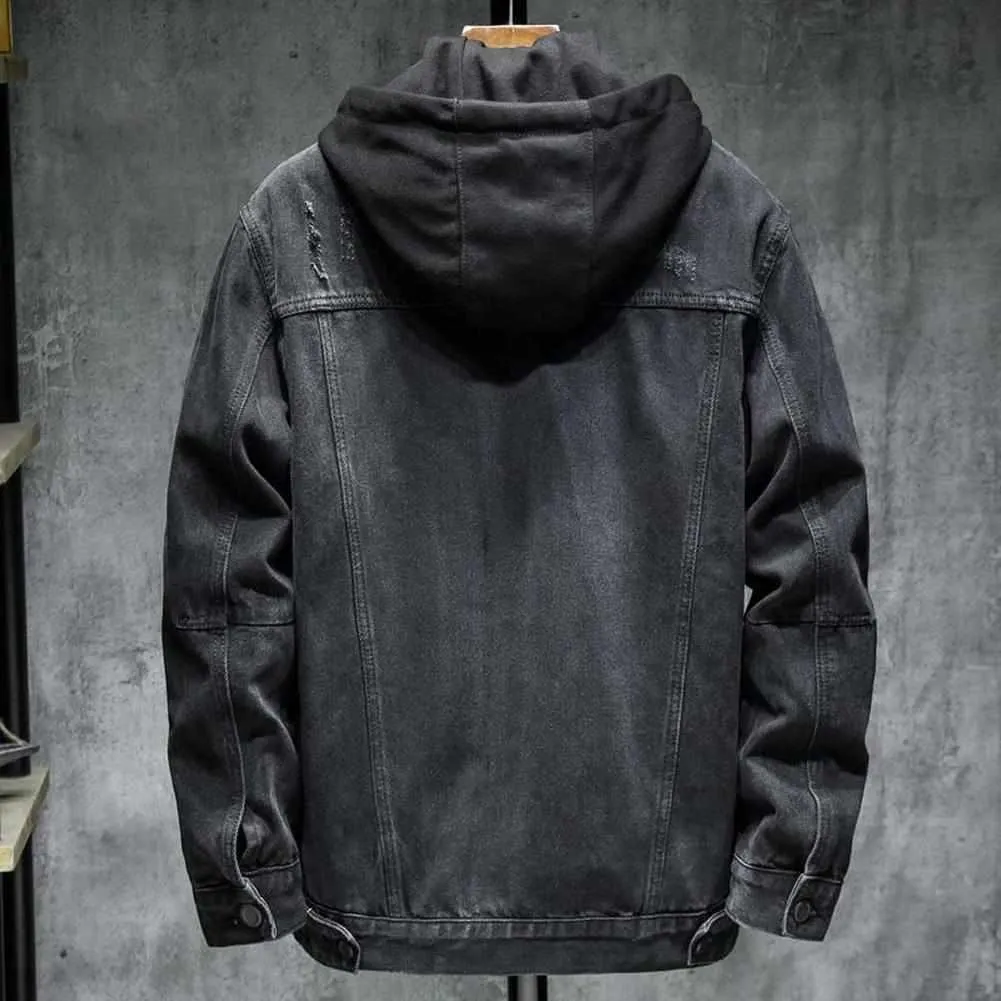 Sky Madrid Hooded Denim Jacket