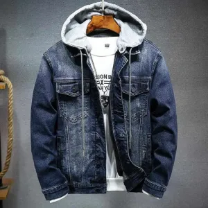 Sky Madrid Hooded Denim Jacket