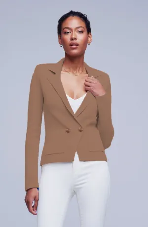 Sofia Knit Blazer Ginger Snap