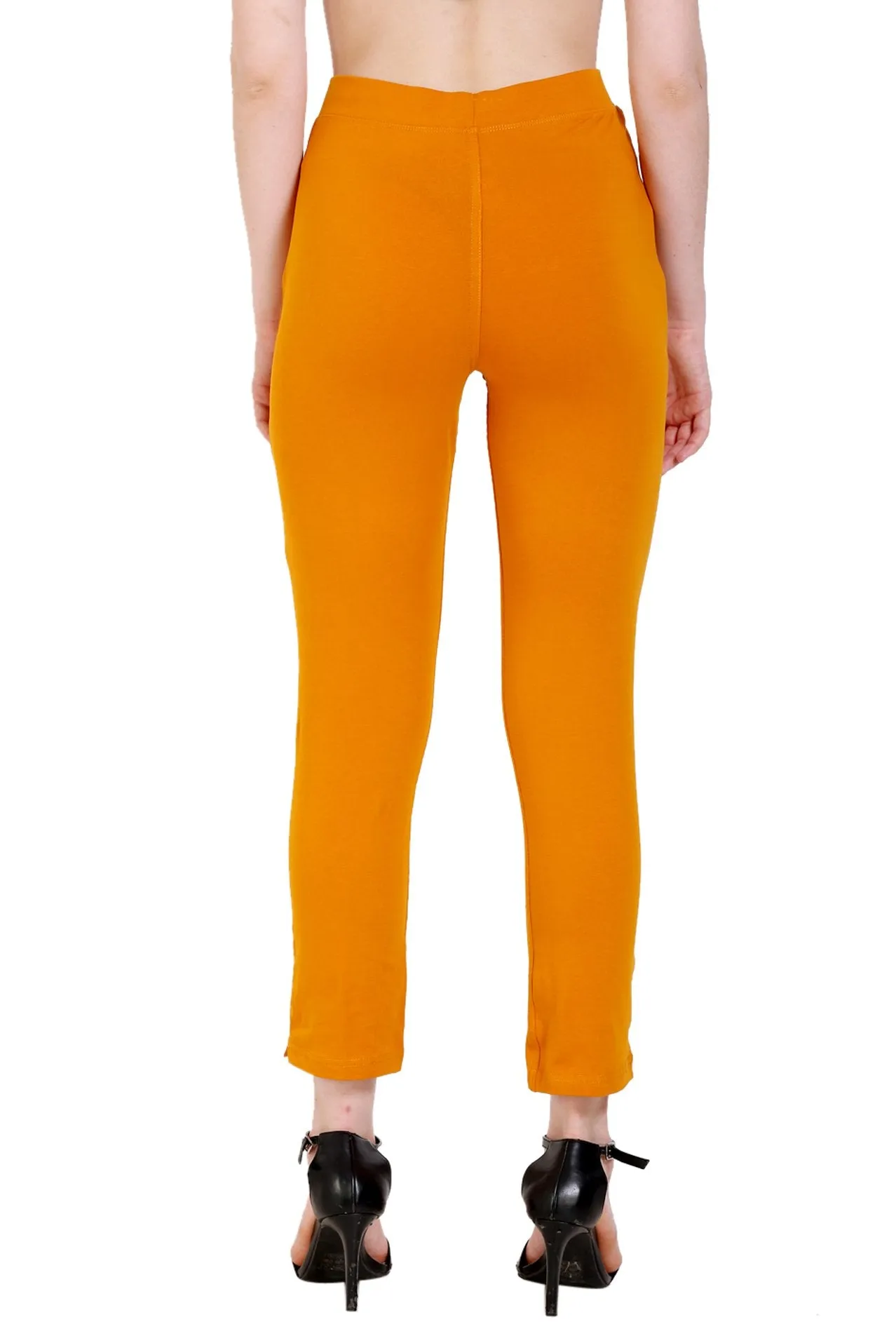 Sona Women's/Girl's International Soft  Cotton Regular Fit Straight Pants/Trouser-White
