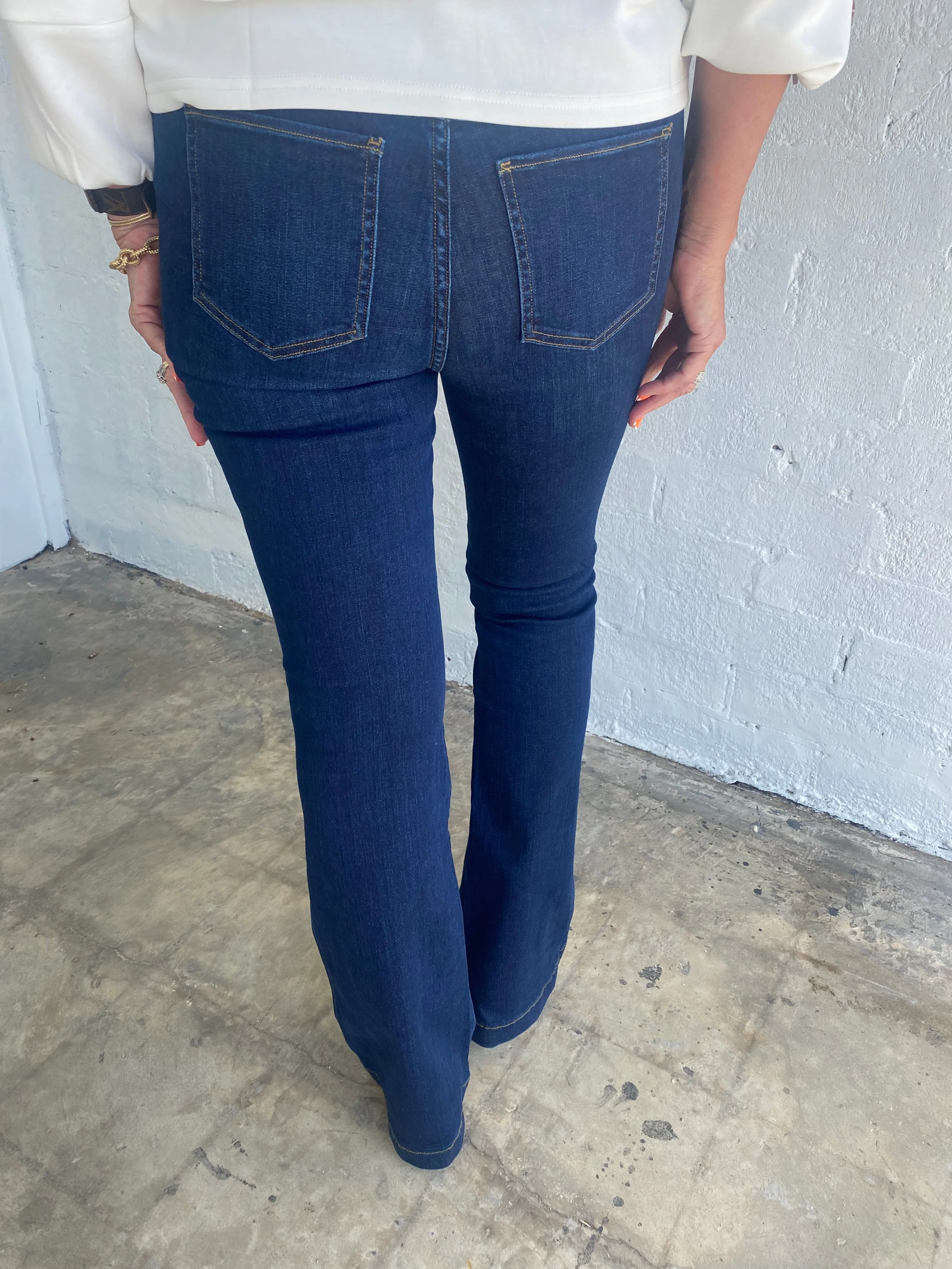 Spanx Denim Flares - Midnight