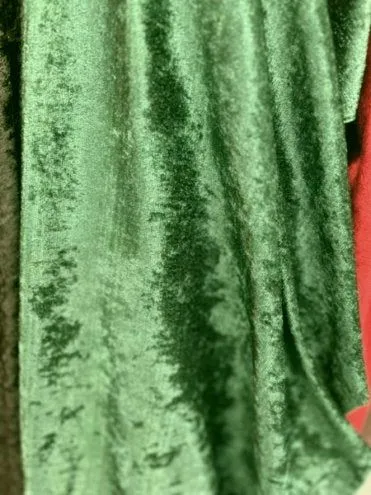 Stretch Panne Velvet Velour Fabric  by the yard