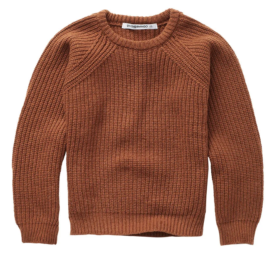 Sweater Knit Burnished Leather