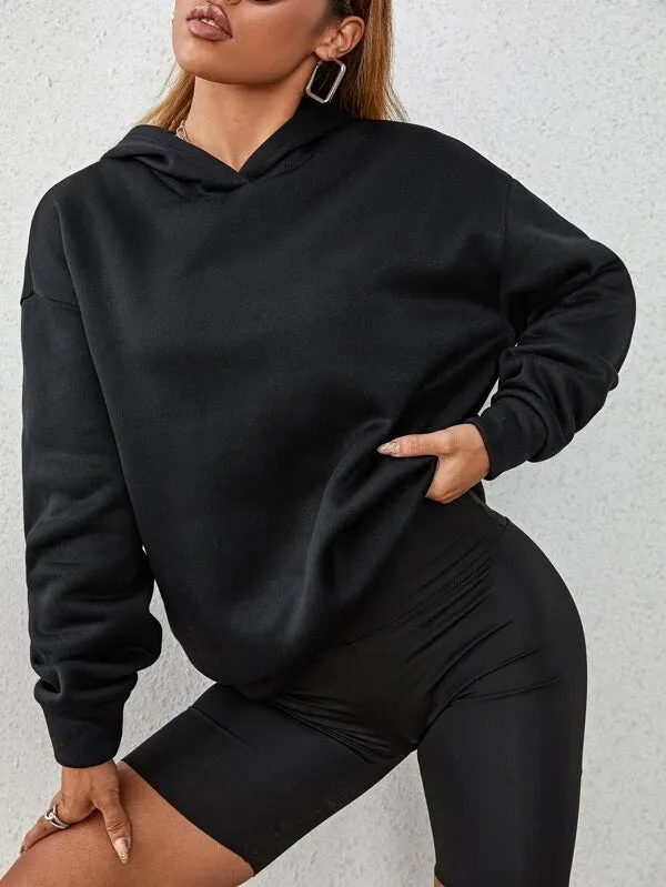 SXV  'POWER POWER POWER’ Printed Cool Aesthetic Sweatshirt Hoodie