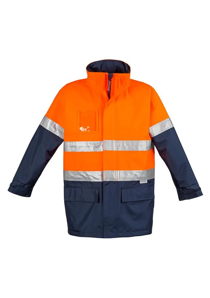 Syzmik Mens Hi Vis Waterproof Lightweight Jacket-(ZJ355) Clearance