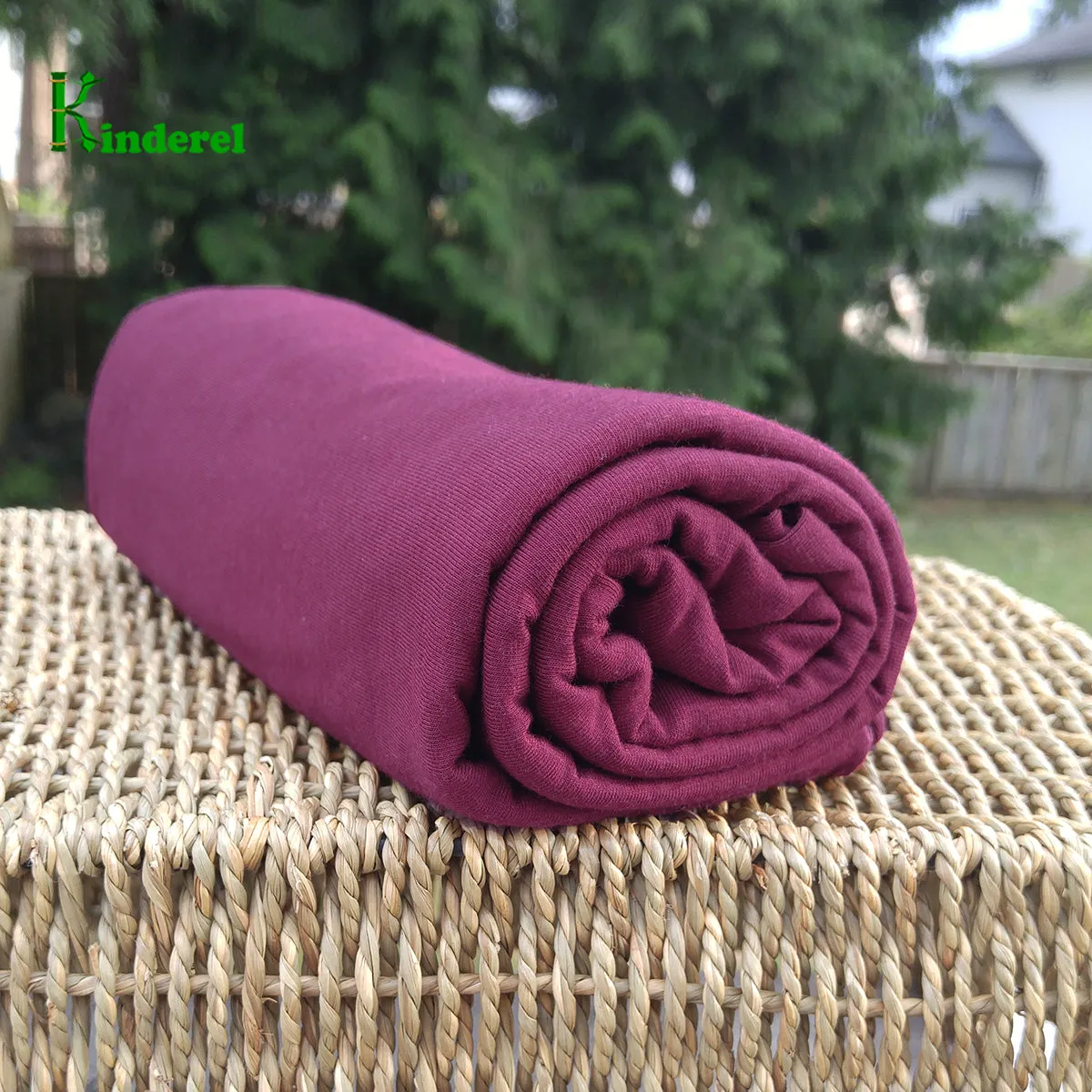 Tawny Port  Bamboo Stretch Jersey by the Yard