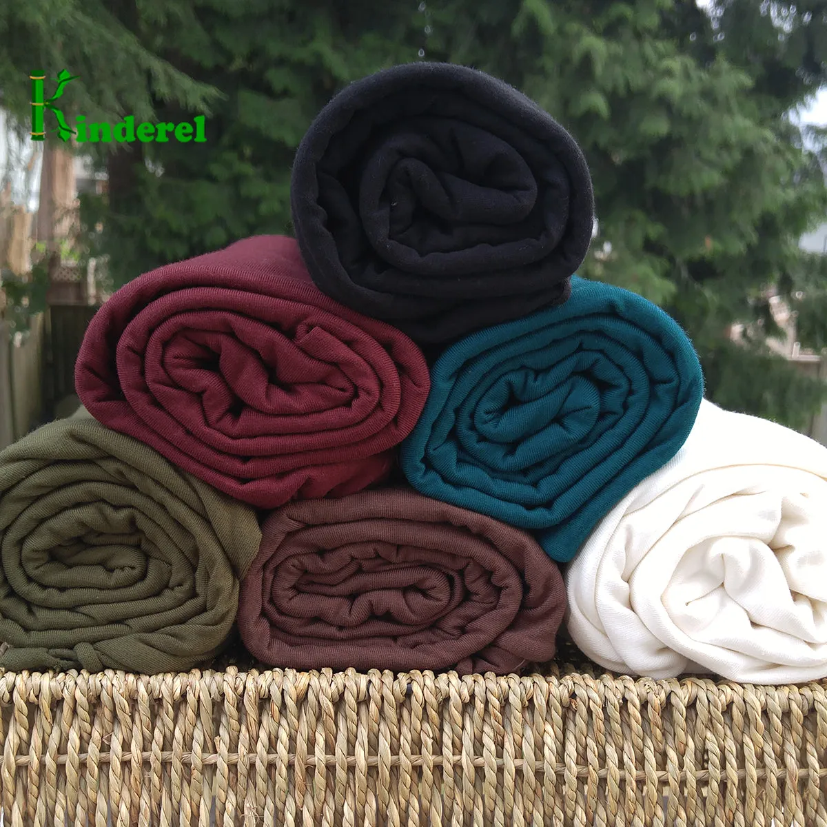 Tawny Port  Bamboo Stretch Jersey by the Yard