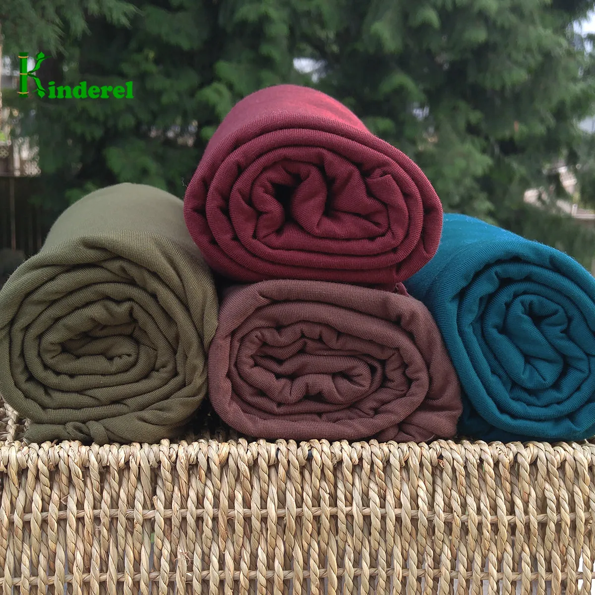 Tawny Port  Bamboo Stretch Jersey by the Yard