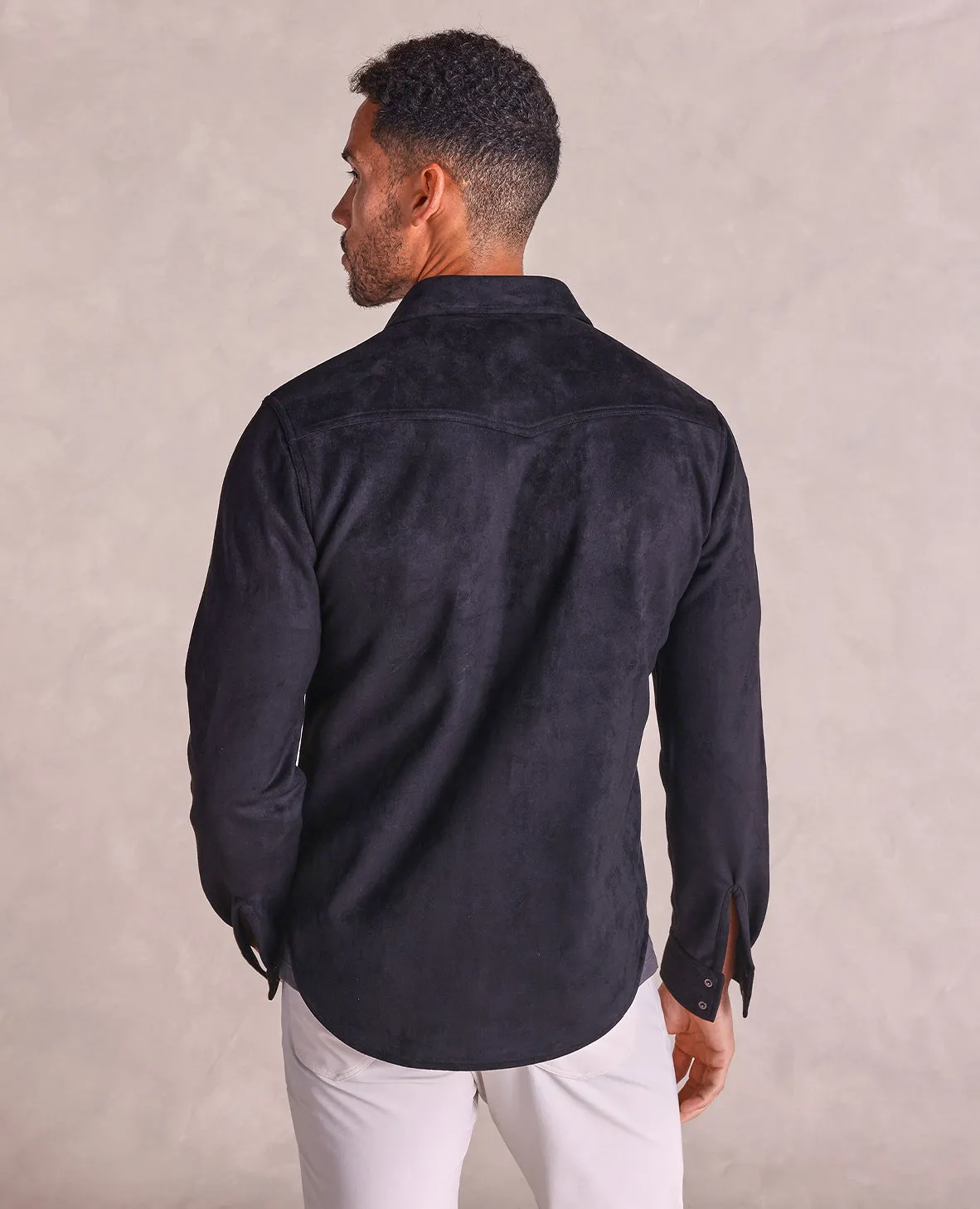 The Wyatt - Microsuede Shirt Jacket