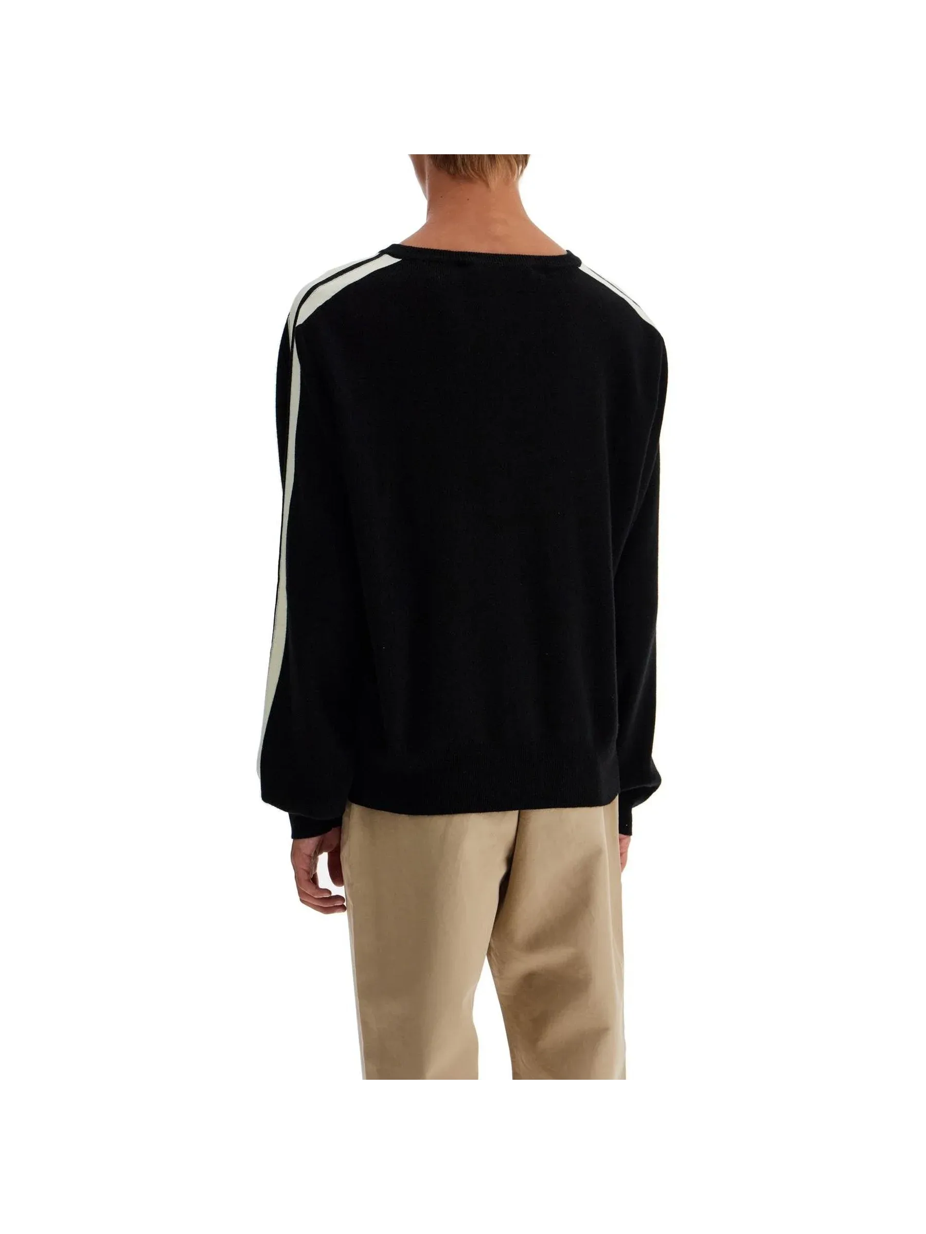 Track Band Merino Wool Sweater