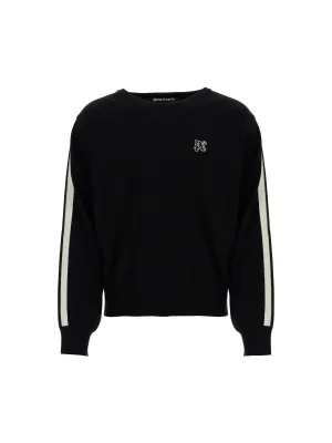 Track Band Merino Wool Sweater