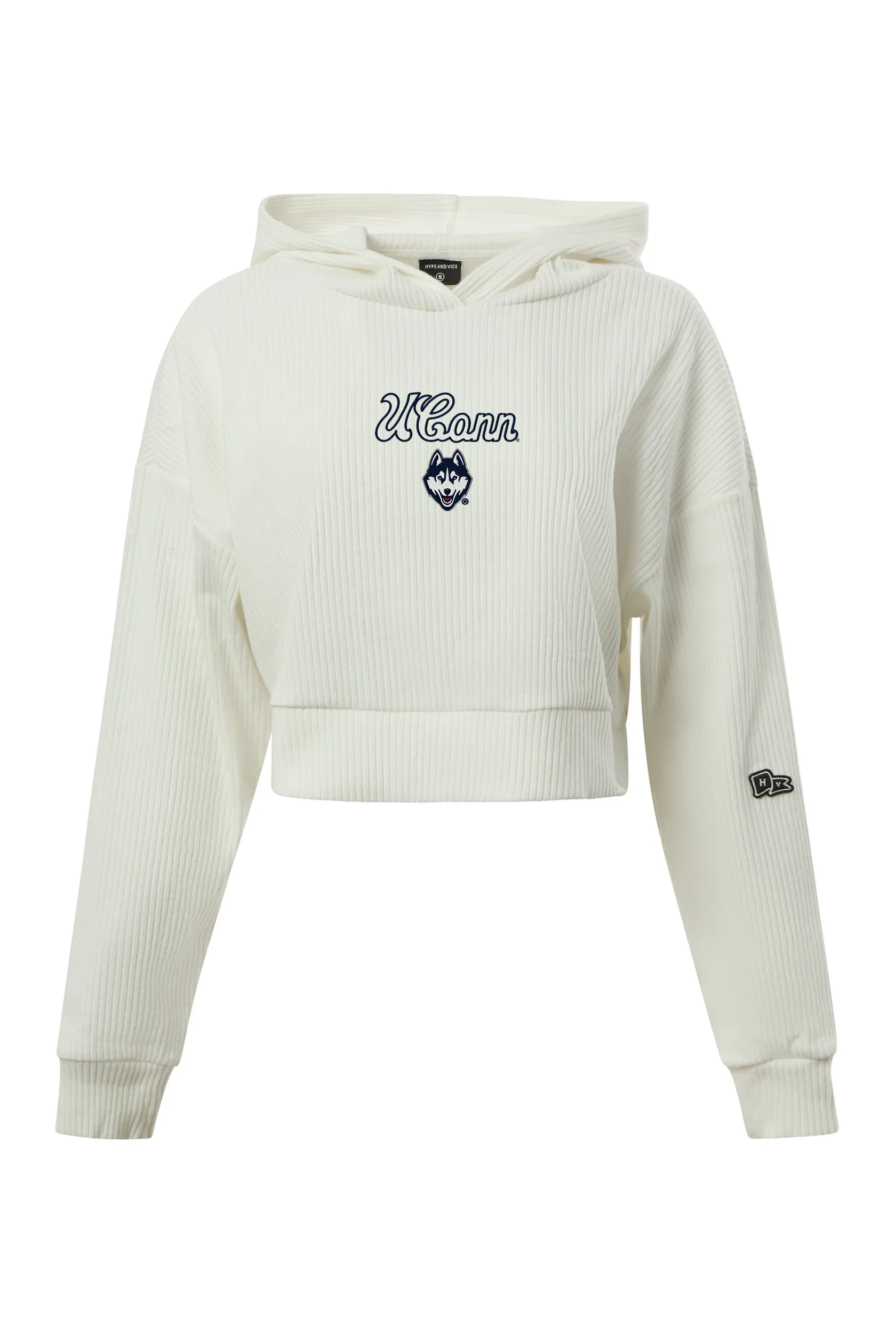 UConn Warm-Up Cropped Hoodie