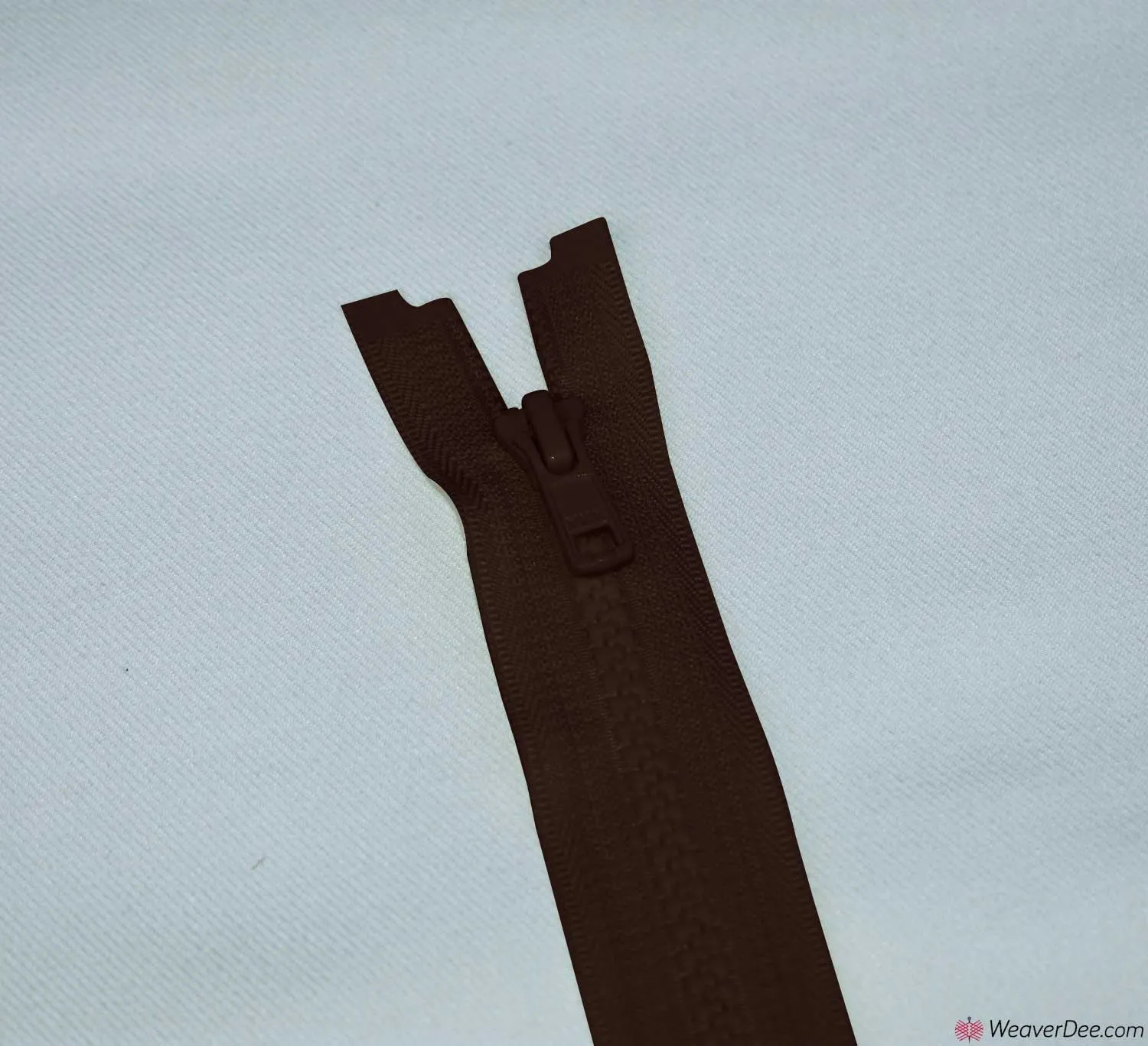 Vislon Open Ended Zip [570 Brown - 5mm Tooth Width]