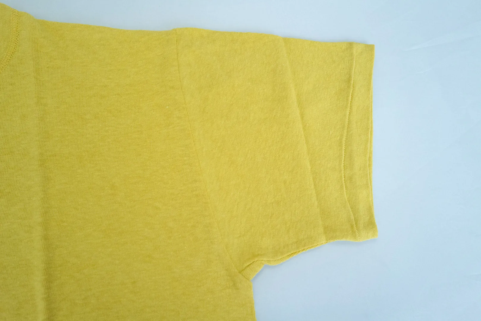 Warehouse 5oz USN "Skivvy" Loopwheeled Tee (Yellow)