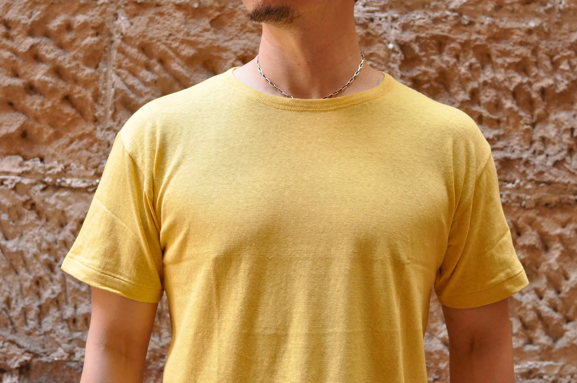 Warehouse 5oz USN "Skivvy" Loopwheeled Tee (Yellow)