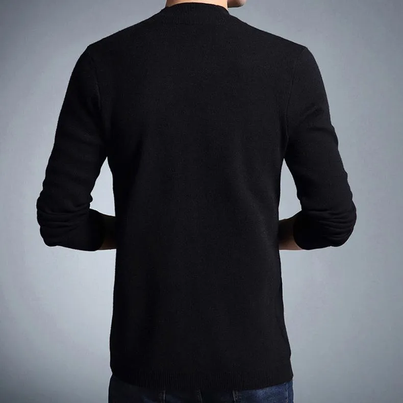 West Louis Middle-Long Length Solid Cardigan
