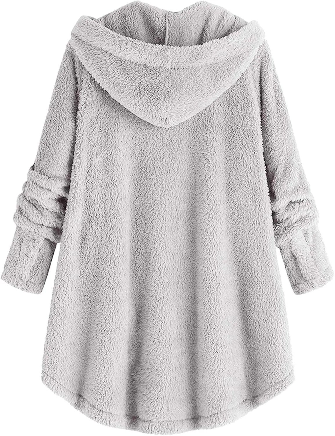 Winter Coats for Women, Fuzzy Fleece Pullover Hooded Sweatshirt Plus Size Soft Warm Oversized Hoodies Clothes