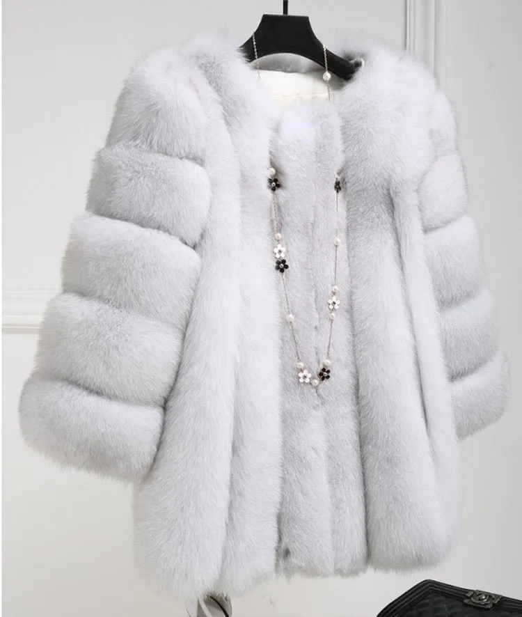 Winter Thick Faux Fur Outerwear