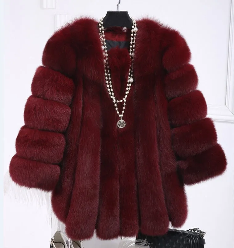 Winter Thick Faux Fur Outerwear