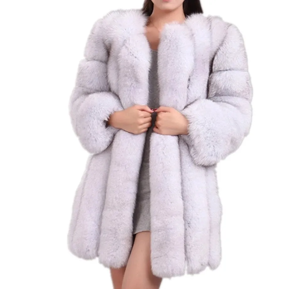 Winter Thick Faux Fur Outerwear
