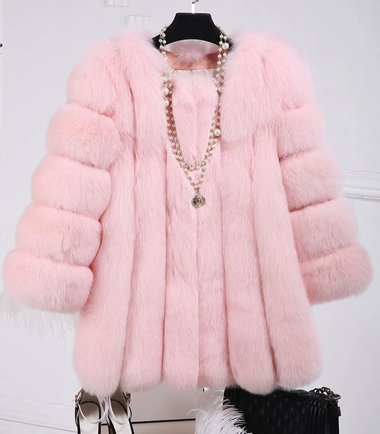 Winter Thick Faux Fur Outerwear