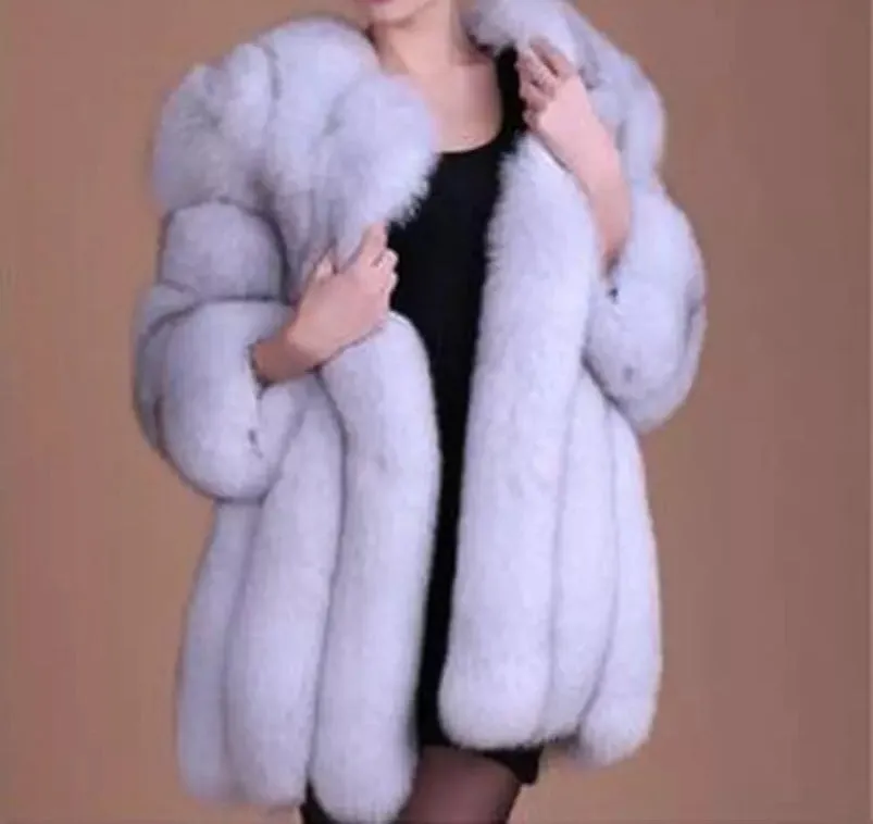 Winter Thick Faux Fur Outerwear