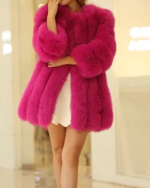 Winter Thick Faux Fur Outerwear