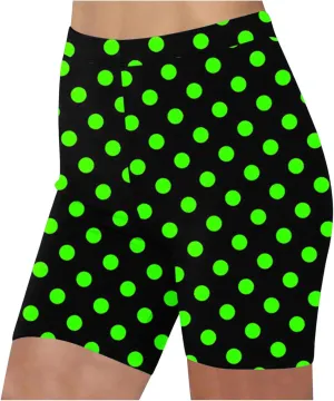 Women's Beach Shorts Casual Summer Polka Dot Print Leggings High Waist Stretchy Everyday Wear Comfortable Pants 2025