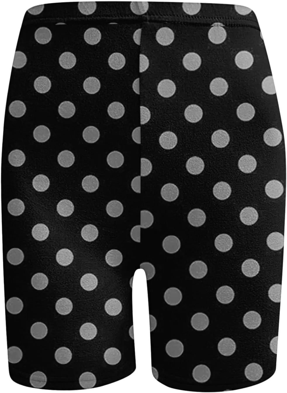 Women's Beach Shorts Casual Summer Polka Dot Print Leggings High Waist Stretchy Everyday Wear Comfortable Pants 2025