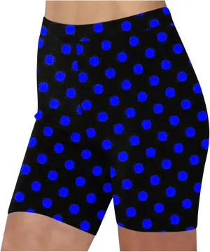 Women's Beach Shorts Casual Summer Polka Dot Print Leggings High Waist Stretchy Everyday Wear Comfortable Pants 2025