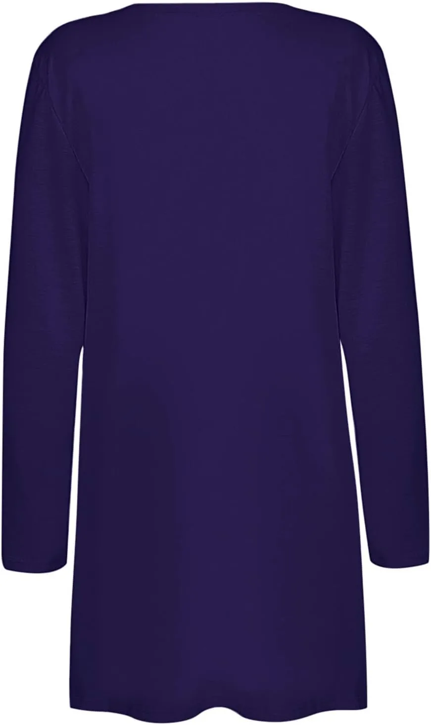 Womens Casual Lightweight Long Sleeve Cardigan Soft Drape Open Front Fall Dusters Sweaters Outwear Coat with Pockets