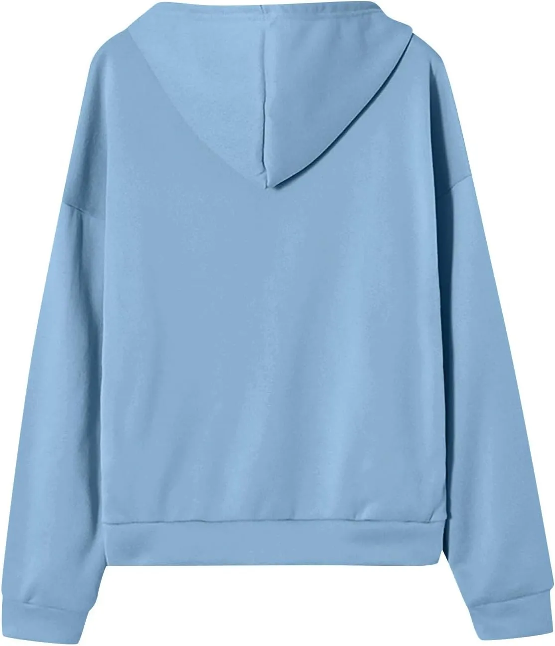 Womens Fashion Long Sleeve Zip Up Hoodies Jackets Casual Plain Fitted Fall Teen Girls Sweatshirt Coats