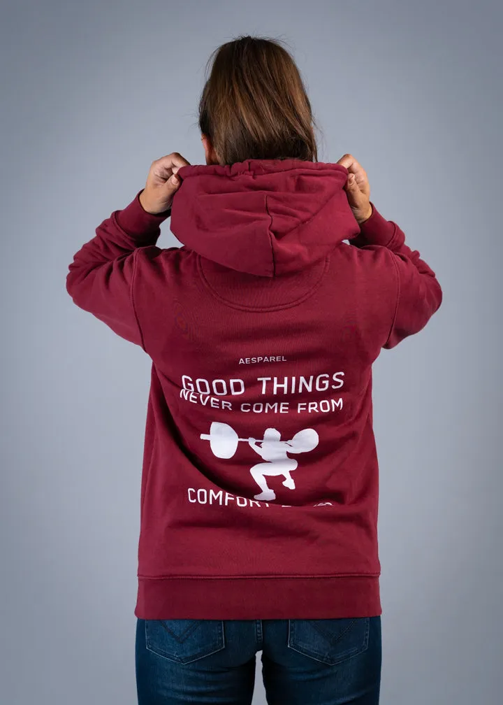 WOMEN'S HOODIE "NO COMFORT ZONES"