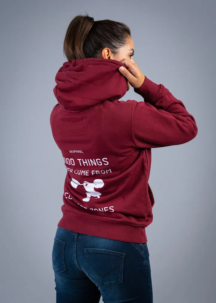 WOMEN'S HOODIE "NO COMFORT ZONES"