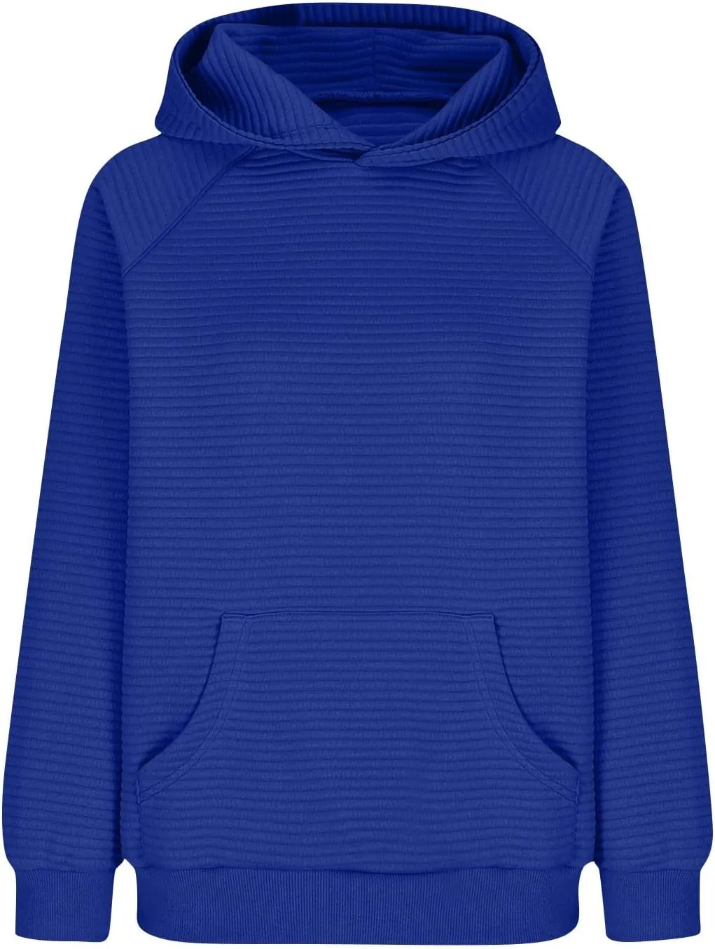 Women's Long Sleeve Hoodies Fashion Comfy Plain Hoodie with Pockets Loose Pullover Tops