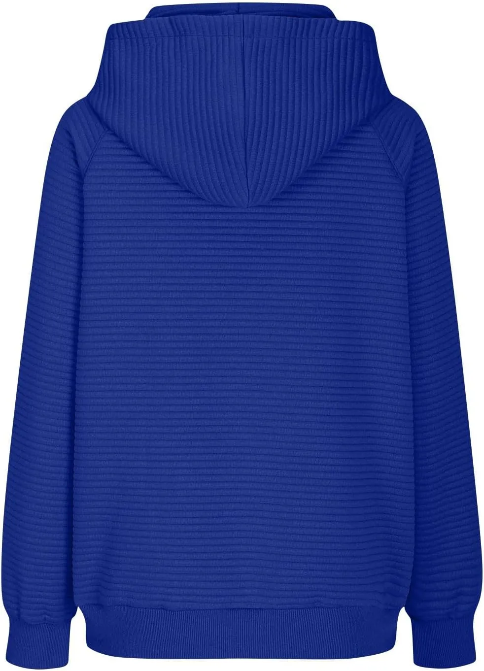 Women's Long Sleeve Hoodies Fashion Comfy Plain Hoodie with Pockets Loose Pullover Tops