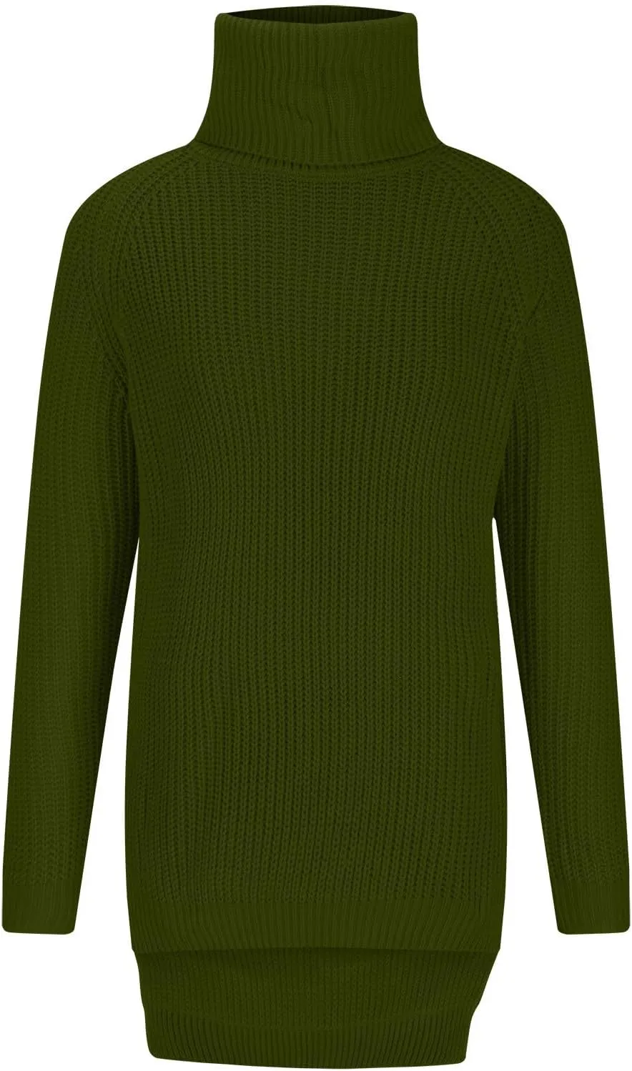 Women's Turtleneck Sweaters Slouchy Knit Chunky Sweater Fall Winter Fashion Cable Weaving Long Sleeve Pullover