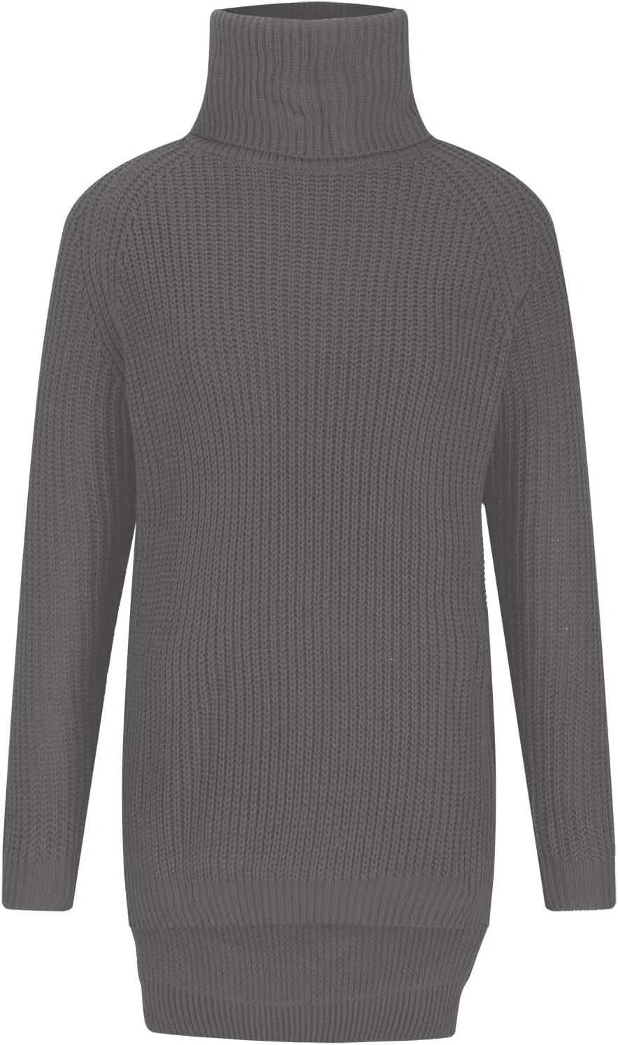 Women's Turtleneck Sweaters Slouchy Knit Chunky Sweater Fall Winter Fashion Cable Weaving Long Sleeve Pullover