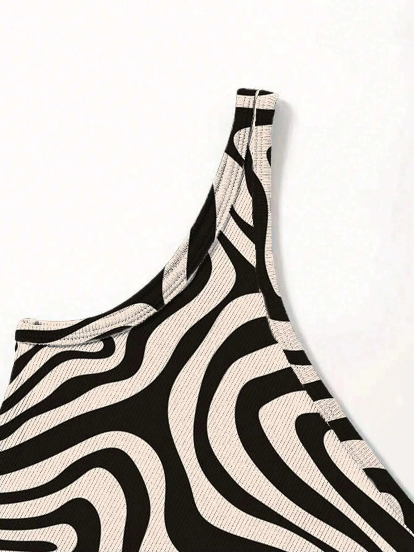 Zebra Print One-Shoulder Crop Top: A Bold and Trendy Statement Piece